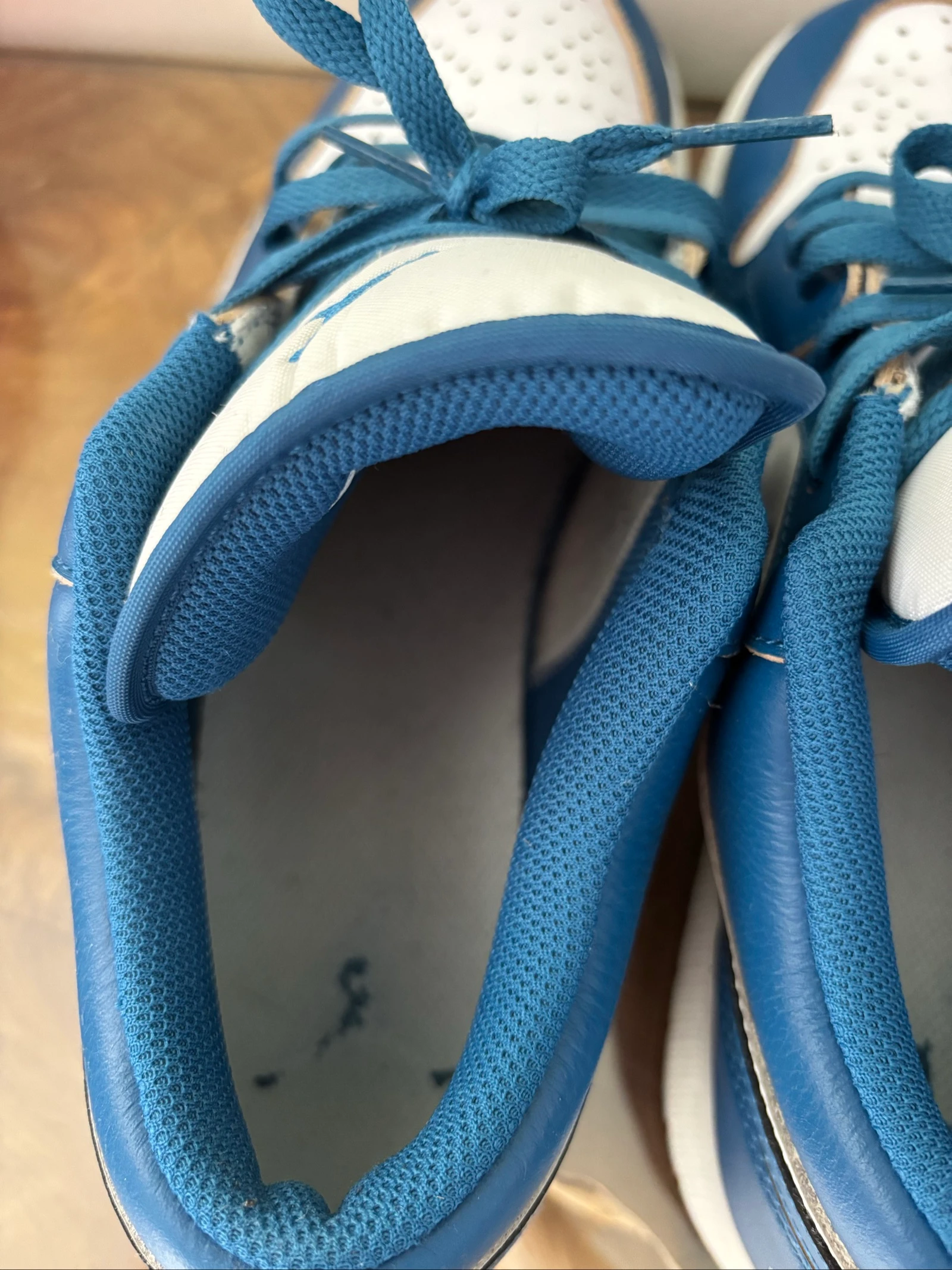 Zapatillas Nike Air Jordan 1 low azul blanco – photo 6